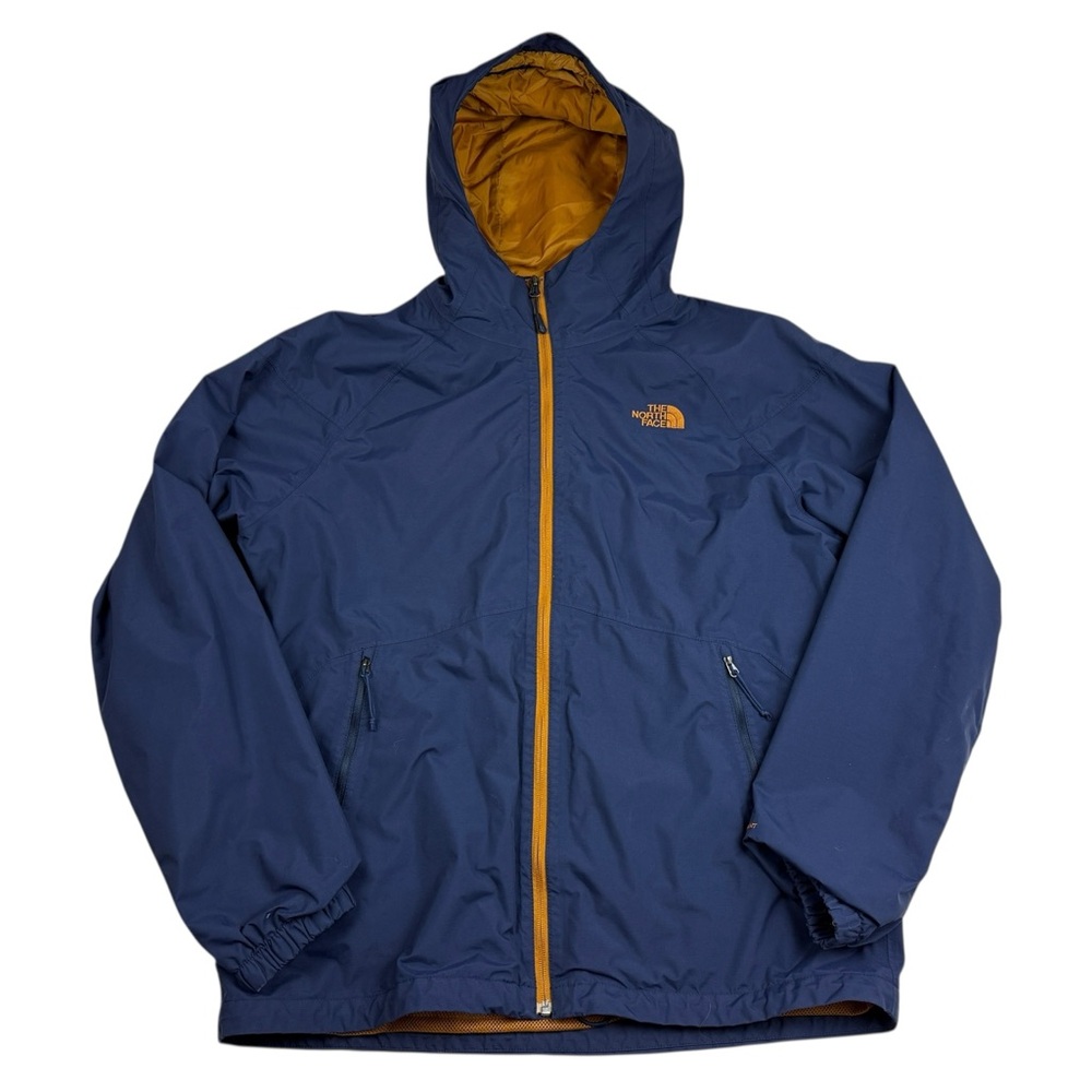 The North Face Jacket Mens Large Blue DryVent Hooded Rain Windbreaker NF00CP3P